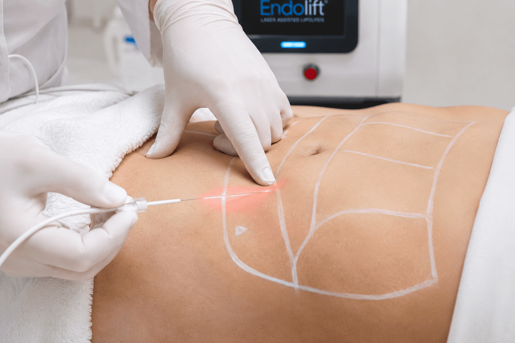 Endolift Endolaser Laserlift Endolipolyse Laserlipolyse Laserfaser Minimalinvasiv