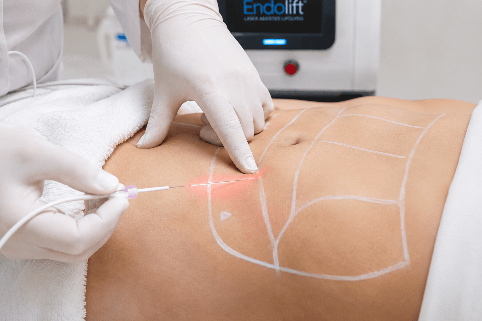 Endolift Endolaser Laserlift Endolipolyse Laserlipolyse Laserfaser Minimalinvasiv